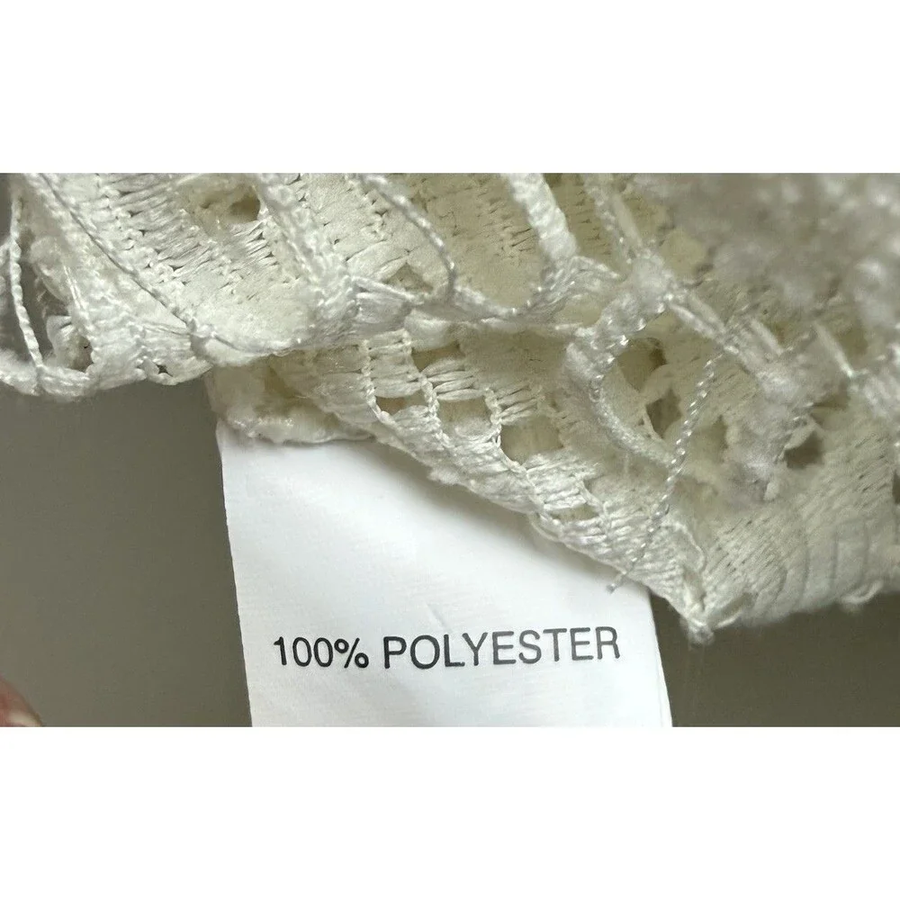 Zara ivory crochet